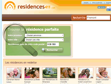 Tablet Screenshot of lesresidences.com